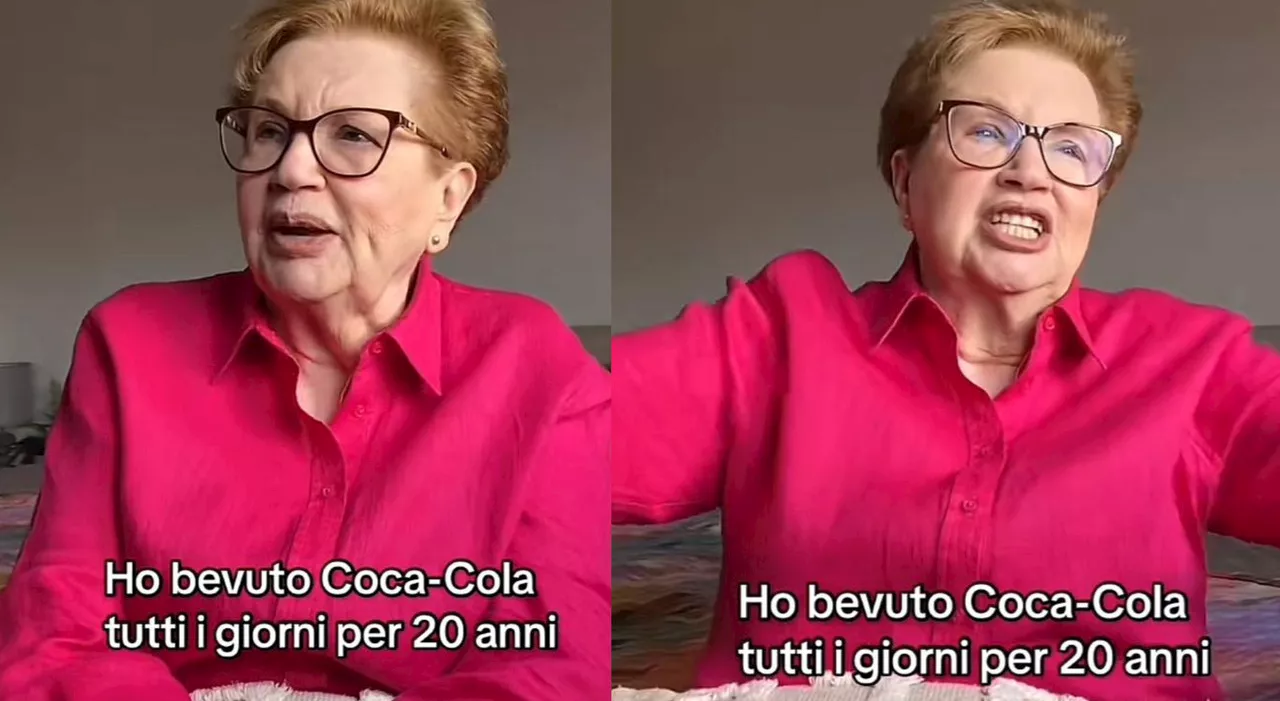 Coca Cola, nonna Alma racconta la sua storia su Tik Tok: «L'ho bevuta tutti i giorni per vent'anni poi mi sono