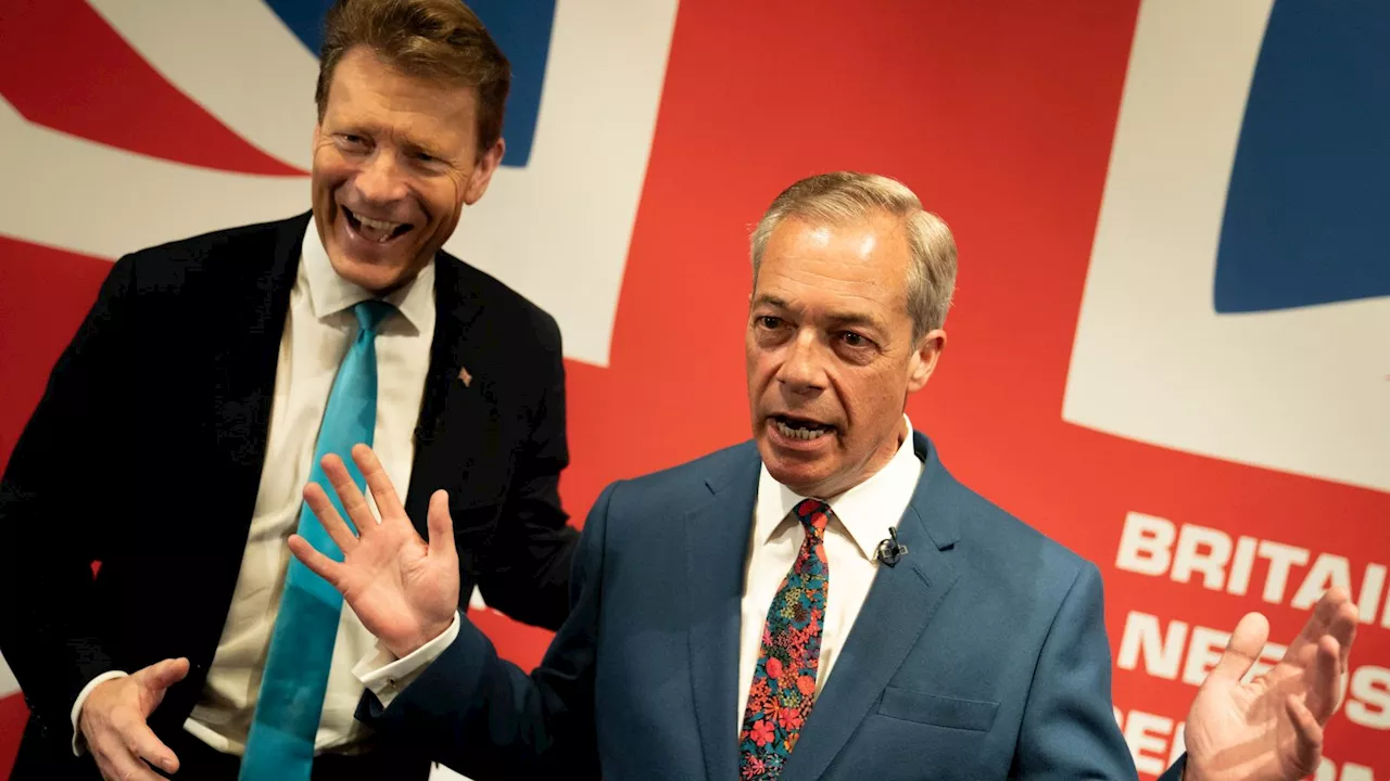 Nigel Farage to replace Richard Tice as Reform UK leader ahead of General Election