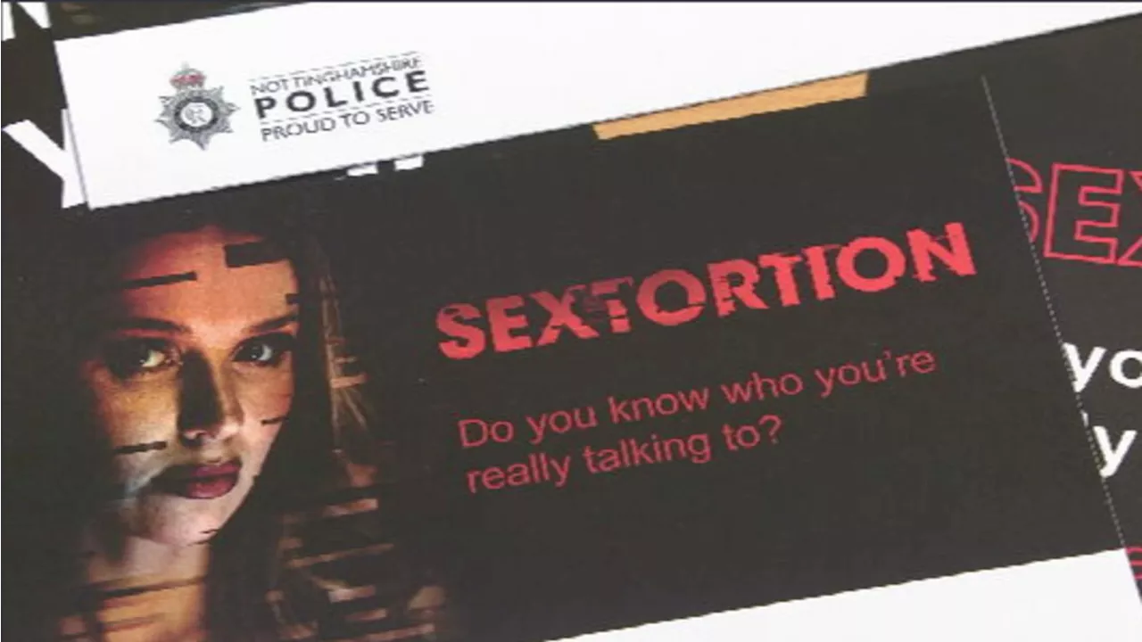 Shocking figures revealed as cases of sextortion rise by more than 100 in Nottingham