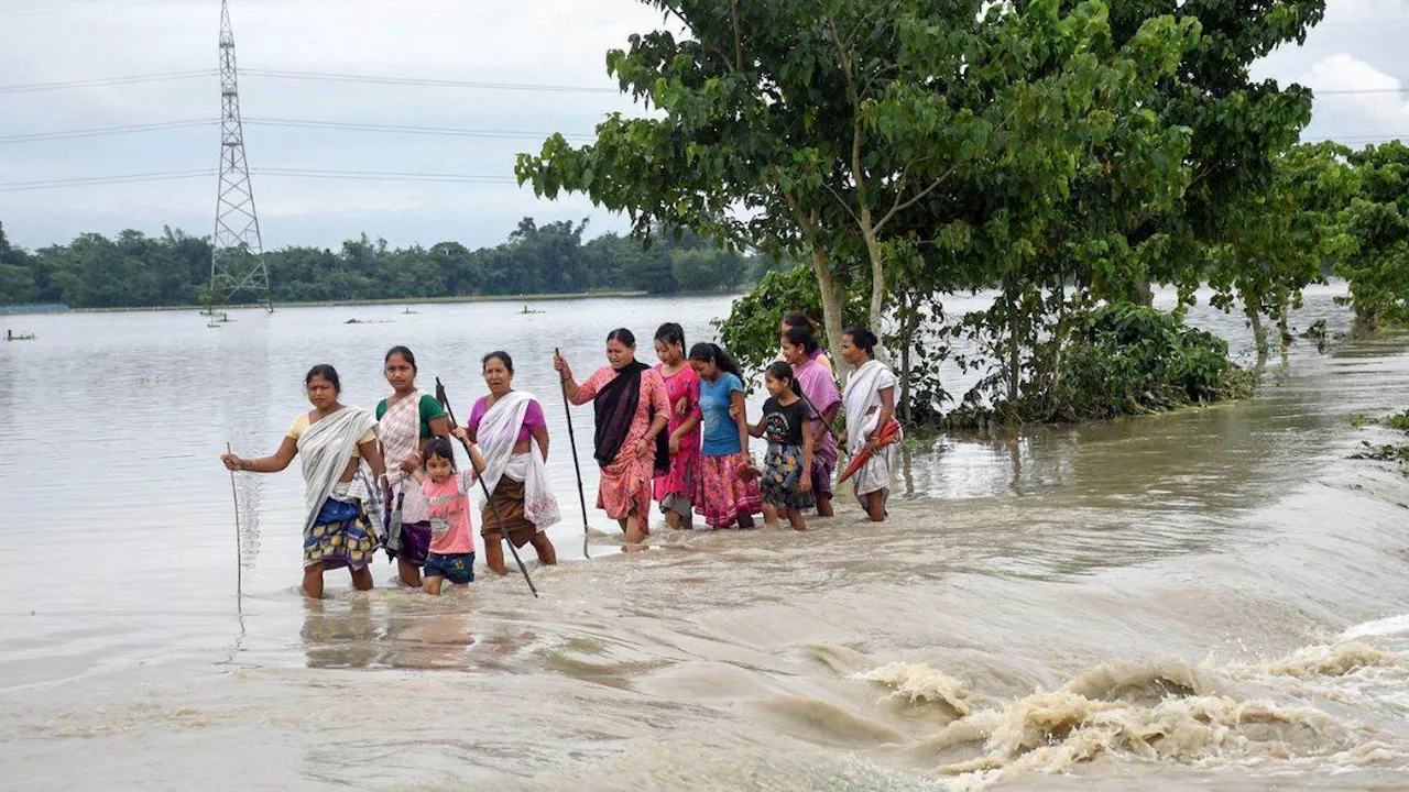 Assam Floods: असम में बाढ़ मे मचाया कोहराम, 13 जिलों में पांच लाख से अधिक लोग प्रभावित; स्थिति गंभीर