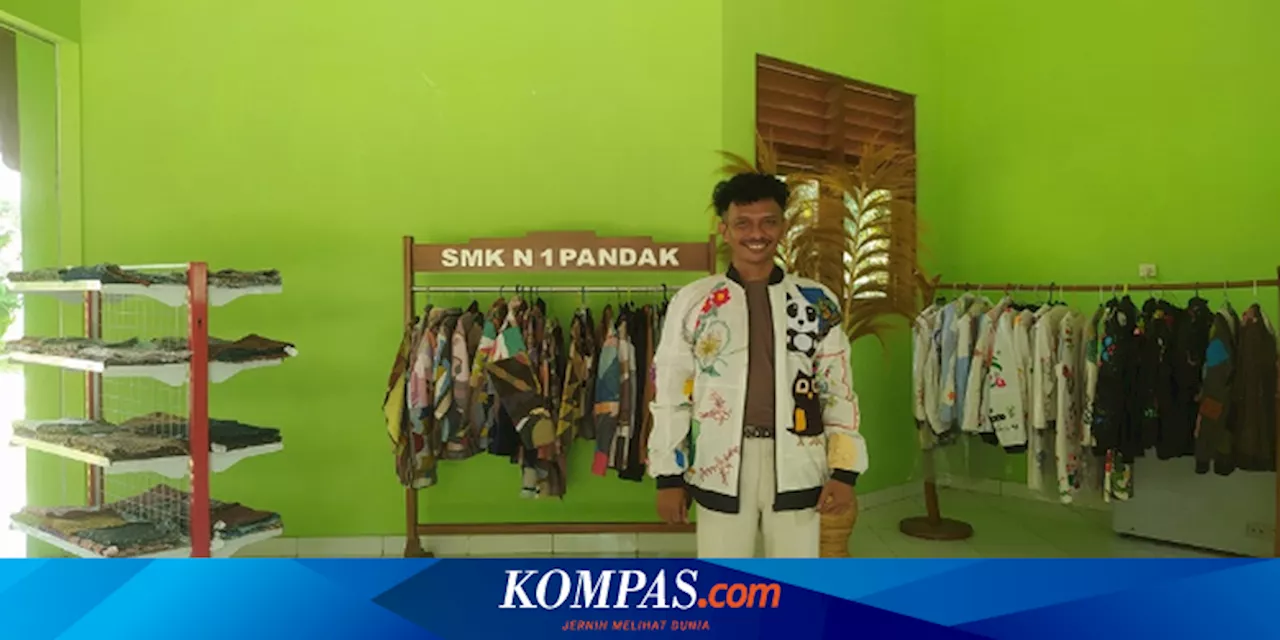 Cerita Guru SMKN 1 Pandak, Kenakan Busana Karya Siswa Saat Mengajar