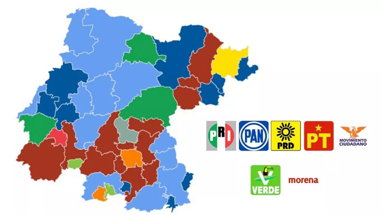 El PAN gobernará 13 municipios en coalición, 10 ellos solos, 13 serán de Morena, 3 del PRI