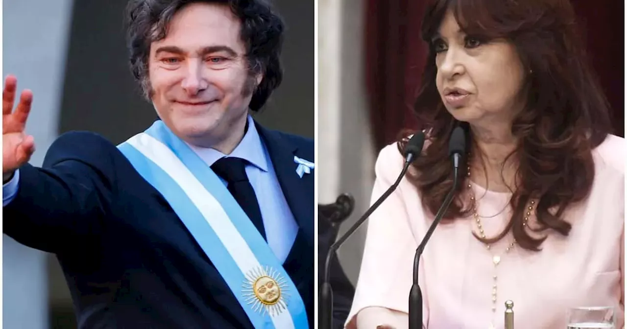 Cristina Kirchner le contestó a Milei por el escándalo: Otra vez la burra al trigo