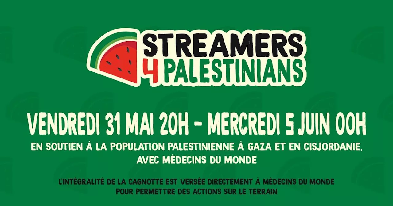 «Streamers 4 Palestinians» : sur Twitch, les appels aux dons se multiplient en soutien à la population palestinienne