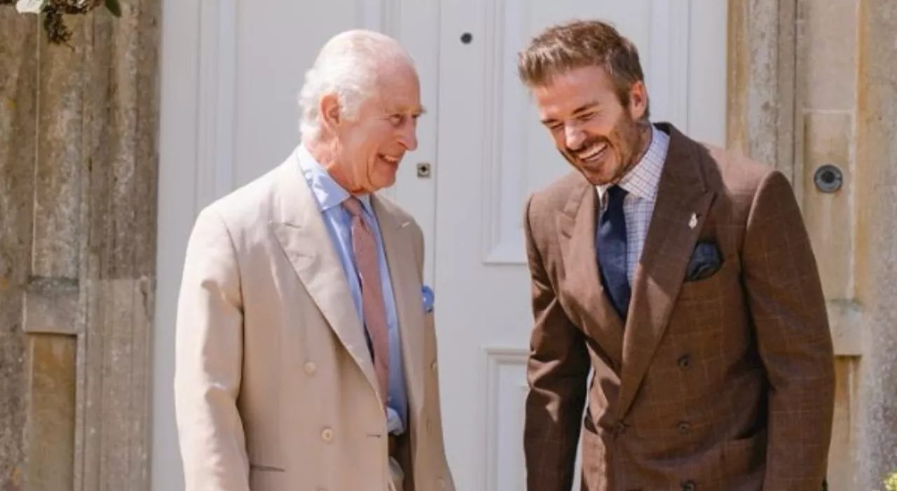 David Beckham con il re Carlo, l'incontro ufficiale: «Ecco qual è il motivo»