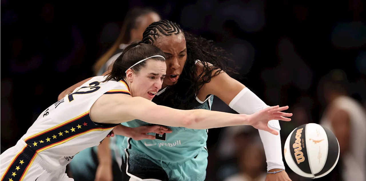 Caitlin Clark held to career-low three points as Liberty rout Fever 104-68