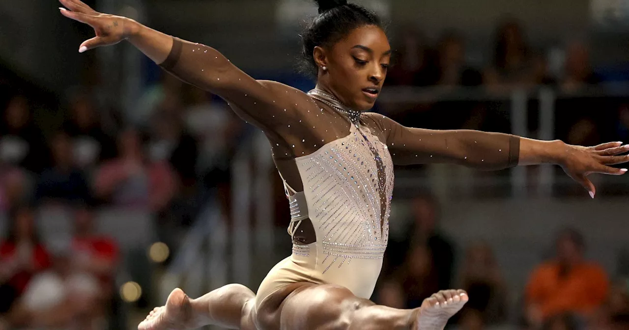 Simone Biles wins record ninth national championship and qualifies for Olympic Trials