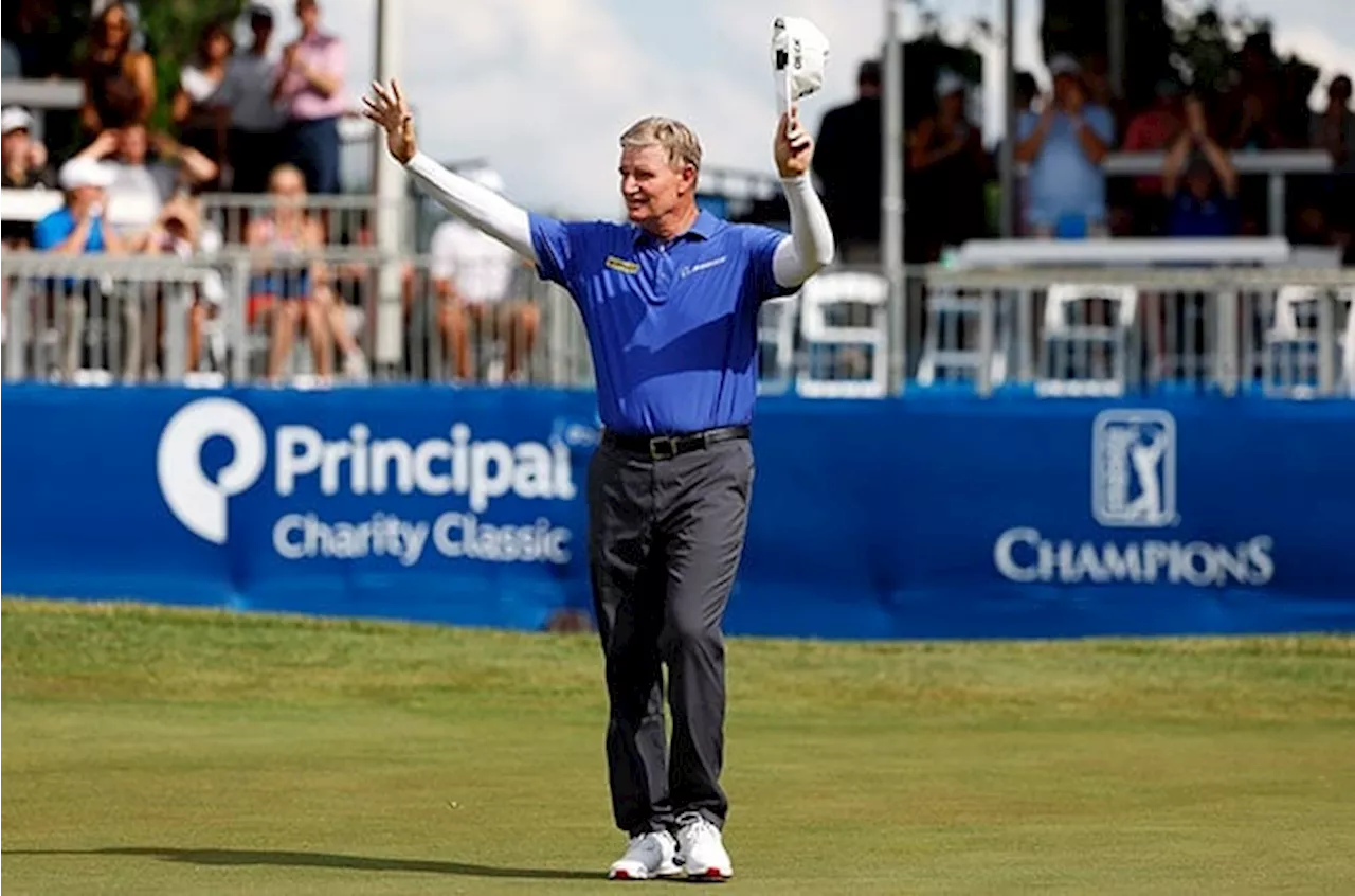 Ernie Els sets scoring record in Iowa to win 4th PGA Tour Champions title