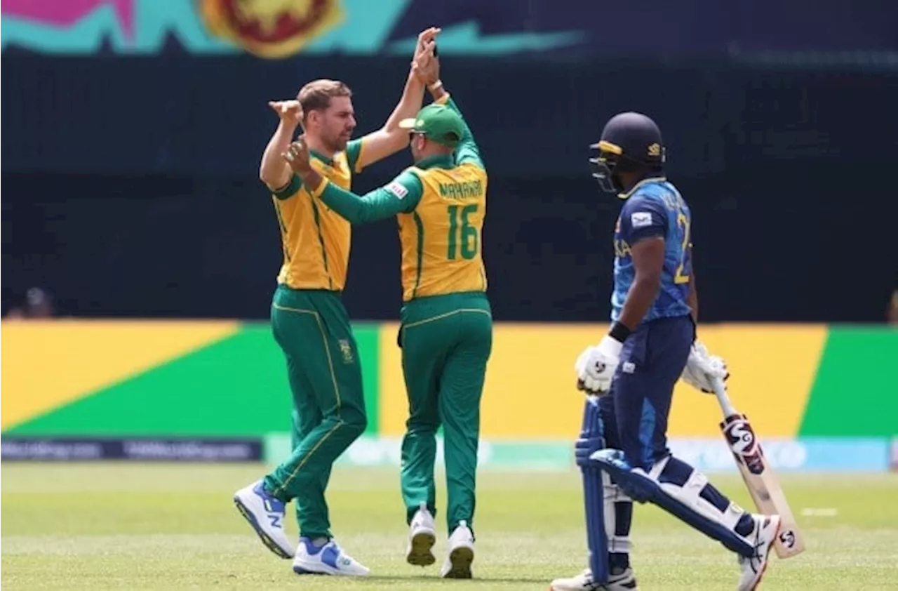 T20 World Cup: Nortje the destroyer as Sri Lanka rattled