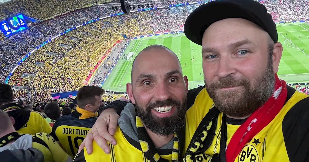 Video tausendfach geklickt: BVB-Fan aus dem Kreis Gütersloh sorgt in London für Aufsehen