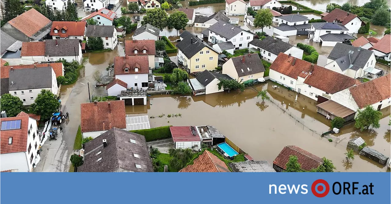 Hochwasser: Mehrere Orte in Süddeutschland evakuiert