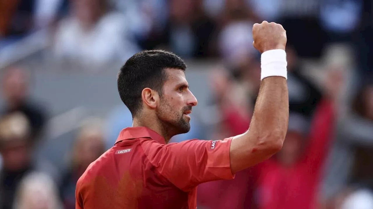 Roland-Garros. Novak Djokovic s’en sort en cinq sets face à Francisco Cerundolo et file en quarts