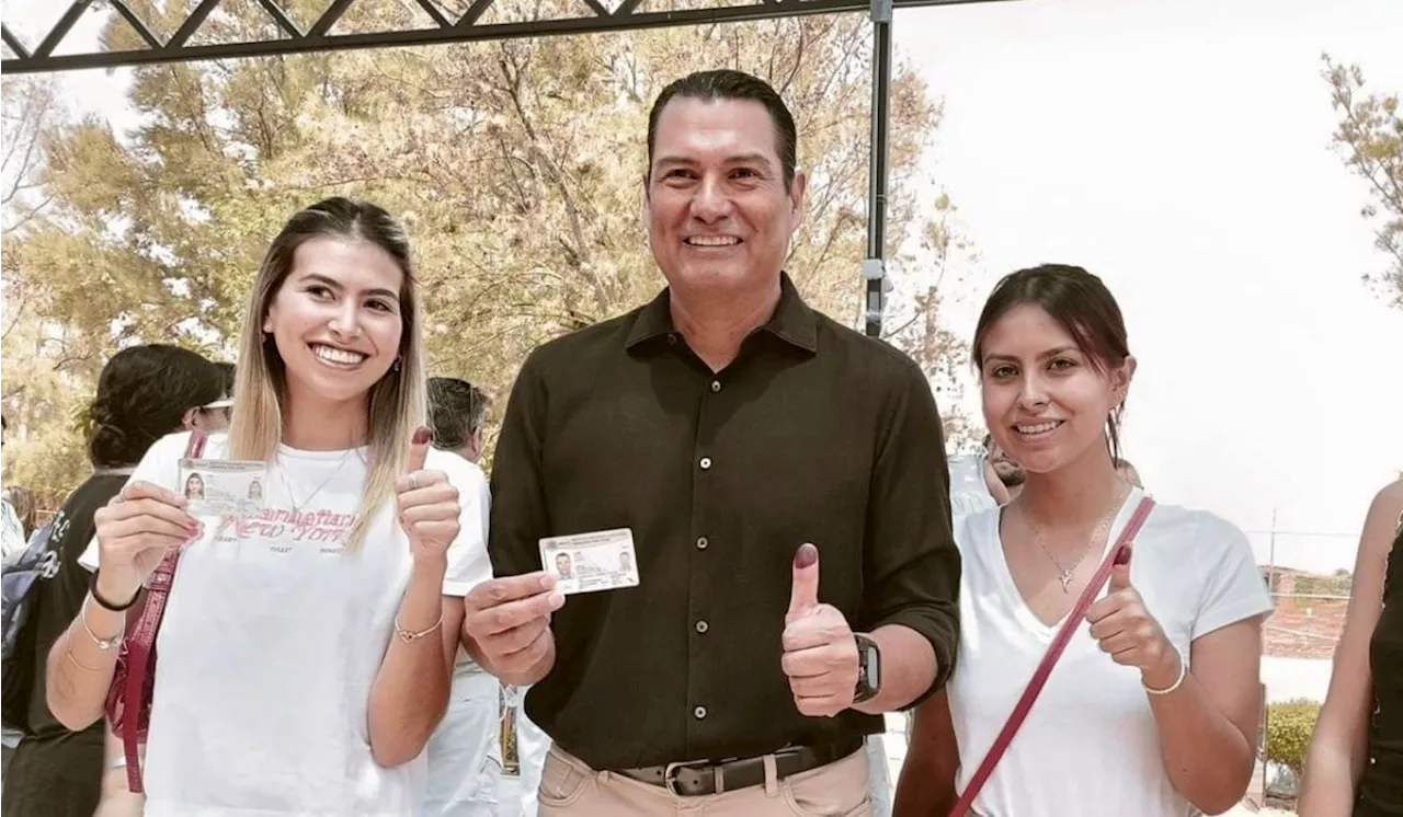 Así fue el voto del candidato Mauricio Trejo Pureco en San Miguel