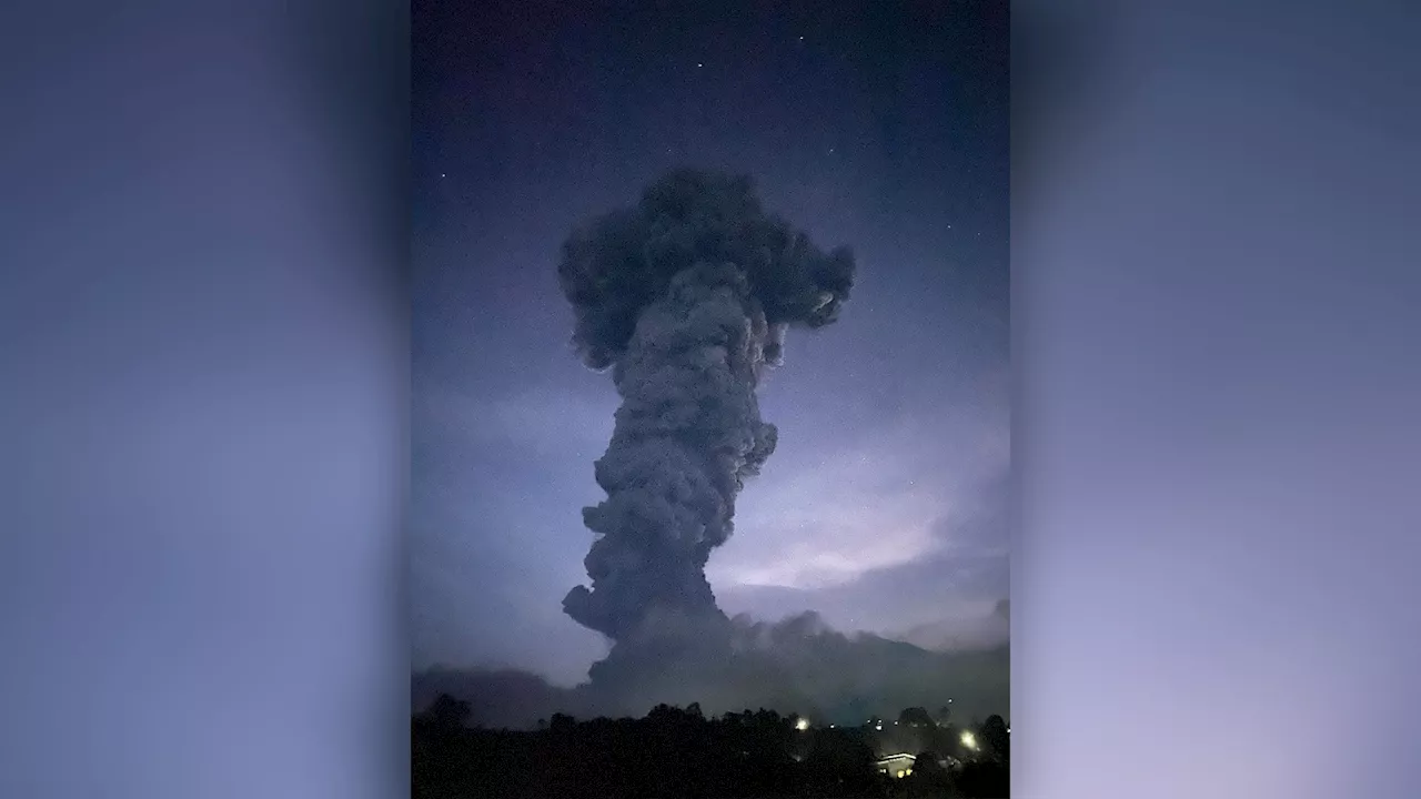 Kanlaon Volcano erupts, Alert Level 2 raised