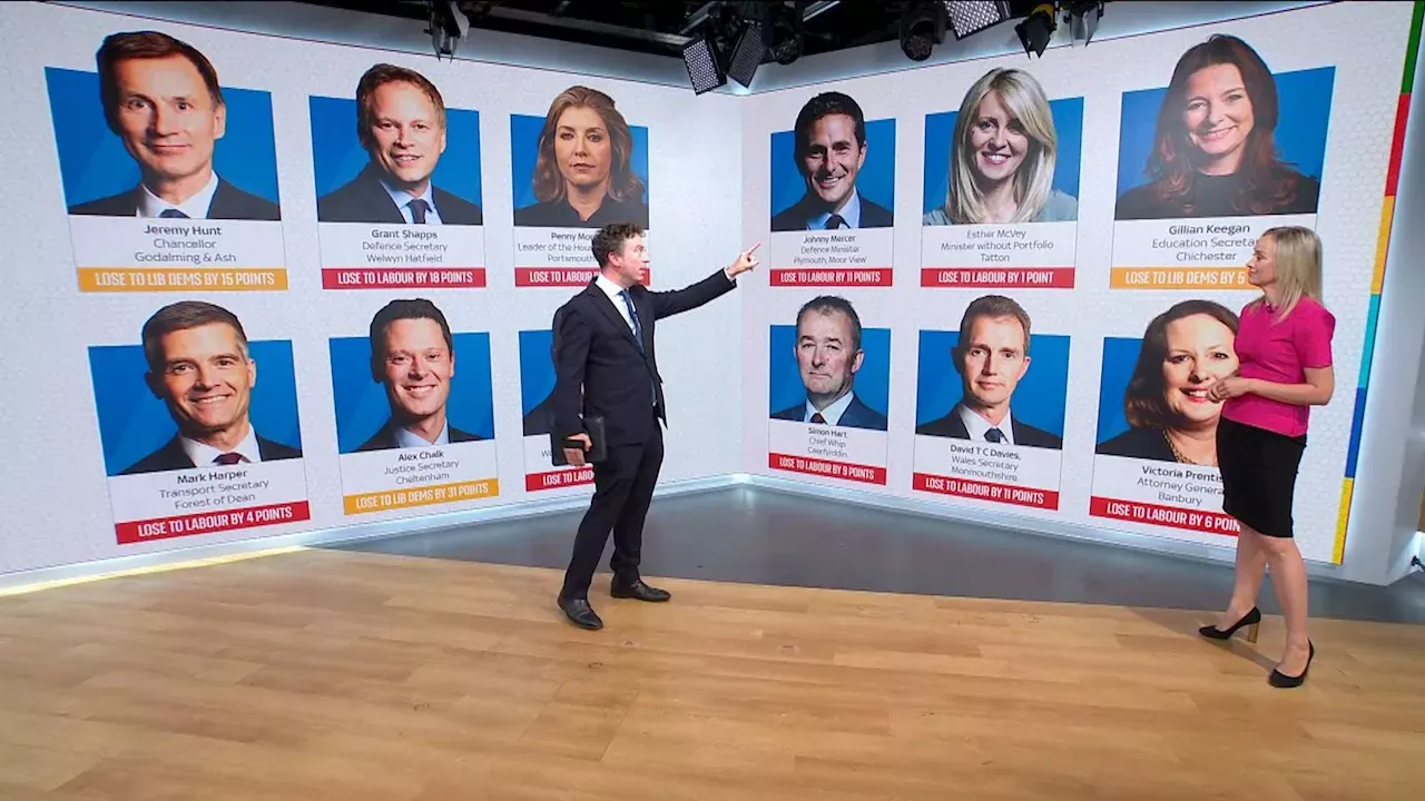 General Election 2024 Hunt, Shapps and the other Tory ministers at