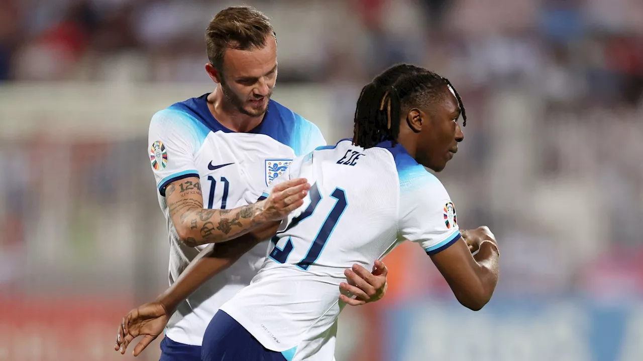 England vs Bosnia: Eberechi Eze set to make first Three Lions start in St James' friendly