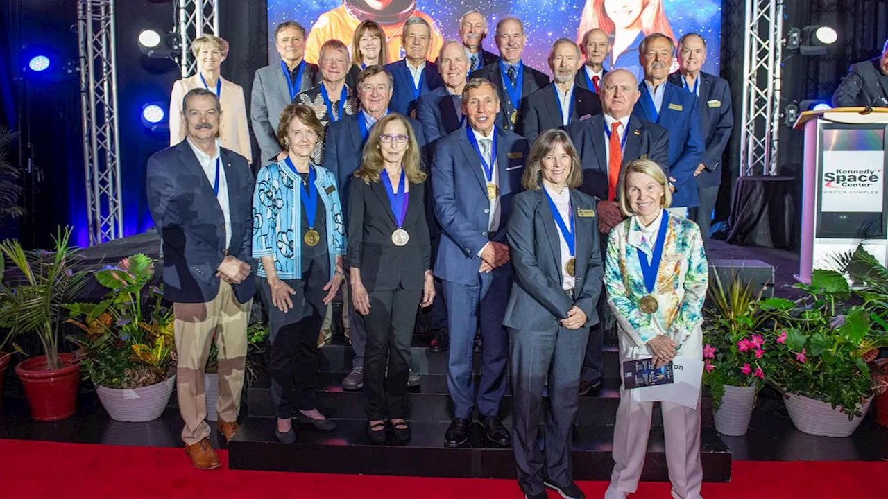 Shuttle fliers David Hilmers, Marsha Ivins enter Astronaut Hall of Fame