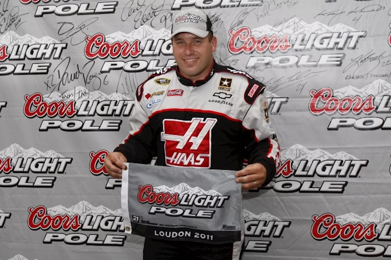 Ryan Newman trotzt dem Regen