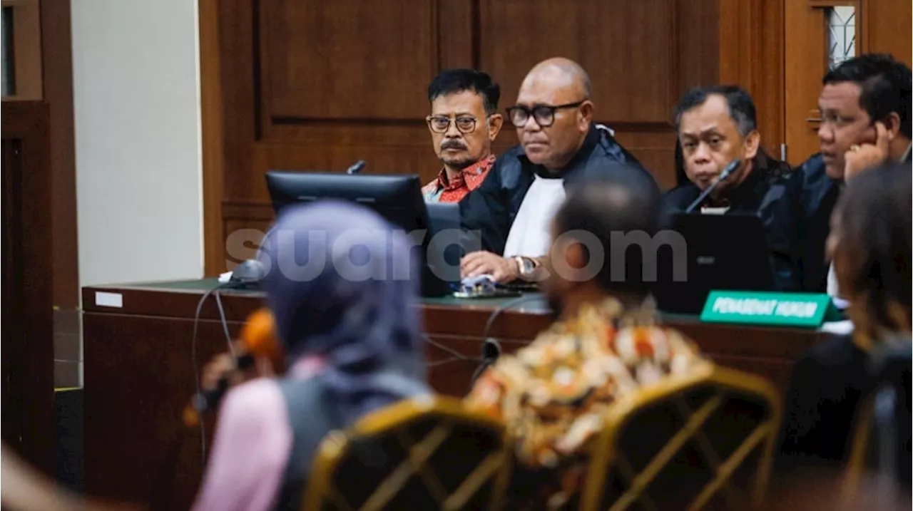 Bantah Ucapan Saksi, SYL: Saya Diframing Seakan-akan Mudah Ganti Pejabat Eselon I