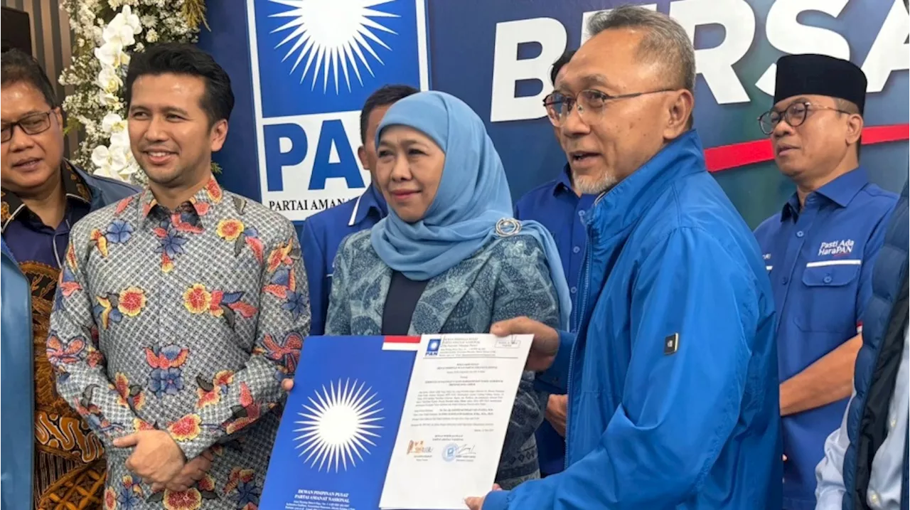 PAN Resmi Dukung Khofifah-Emil Dardak Maju di Pilgub Jatim 2024, Zulhas: Luar Biasa Beliau Ini!