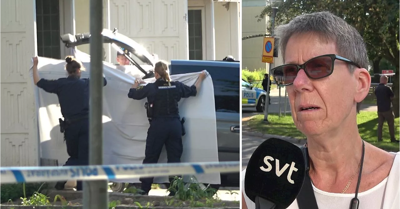 Birgitta jobbar i området i Hageby där två män sköts ihjäl: ”Öppen drogförsäljning”