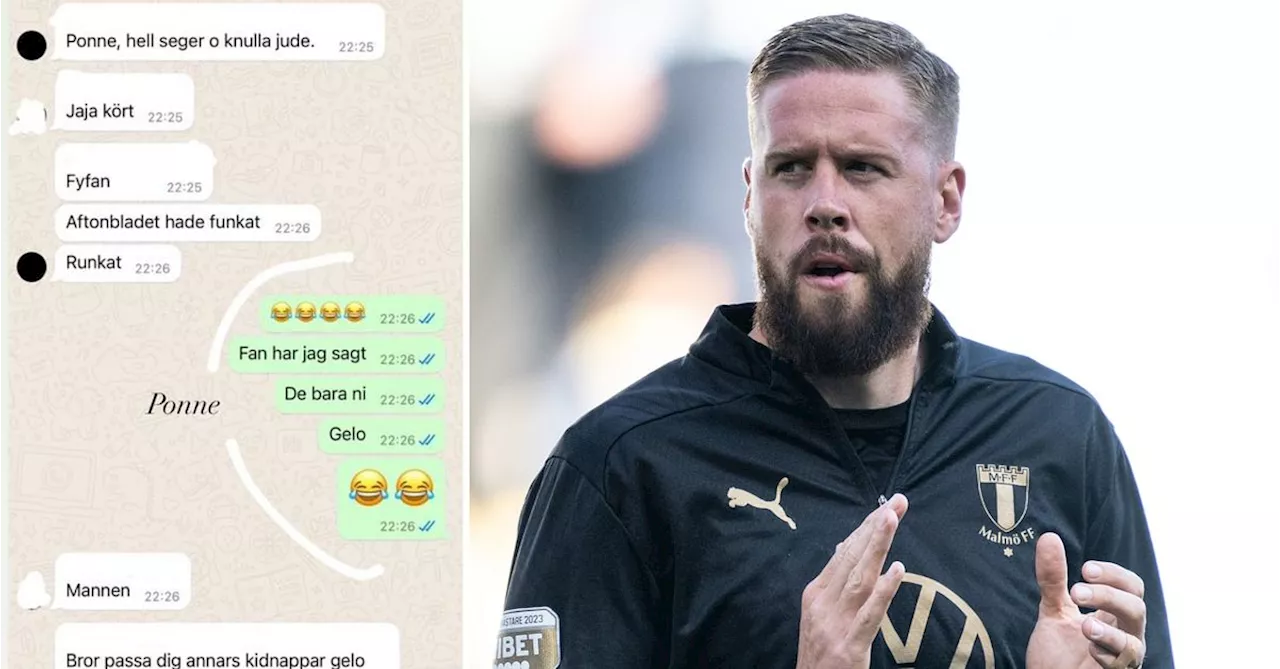 Fotboll: Vändningen: Nya bilder sprids på chatten med Pontus Jansson