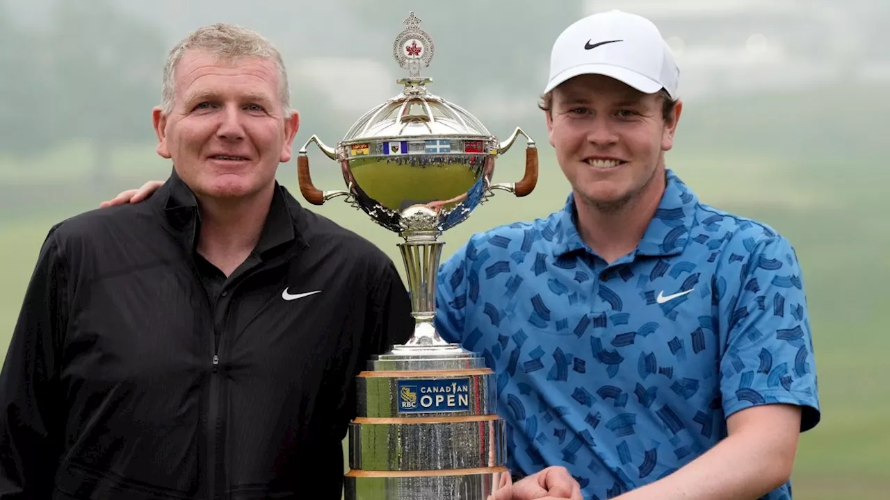 Robert MacIntyre wins first PGA Tour event after asking his dad to caddie