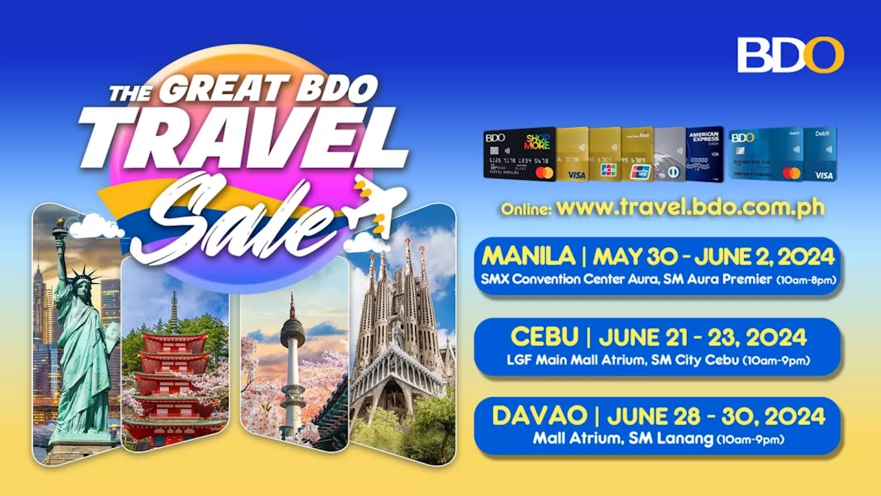 Book the next adventure at The Great BDO Travel Sale