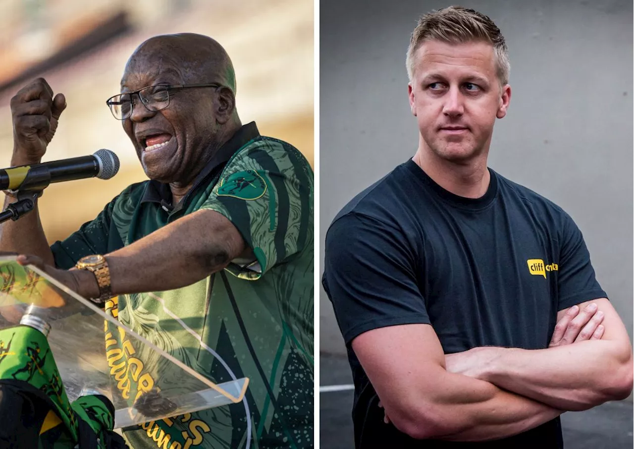 Change of heart? Gareth Cliff backs Jacob Zuma for top spot