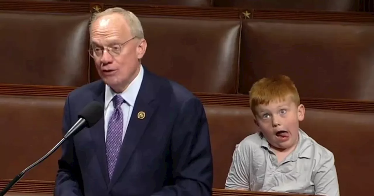 Rep. John Rose's Son Steals The Spotlight During Congressman's Remarks At The Capitol