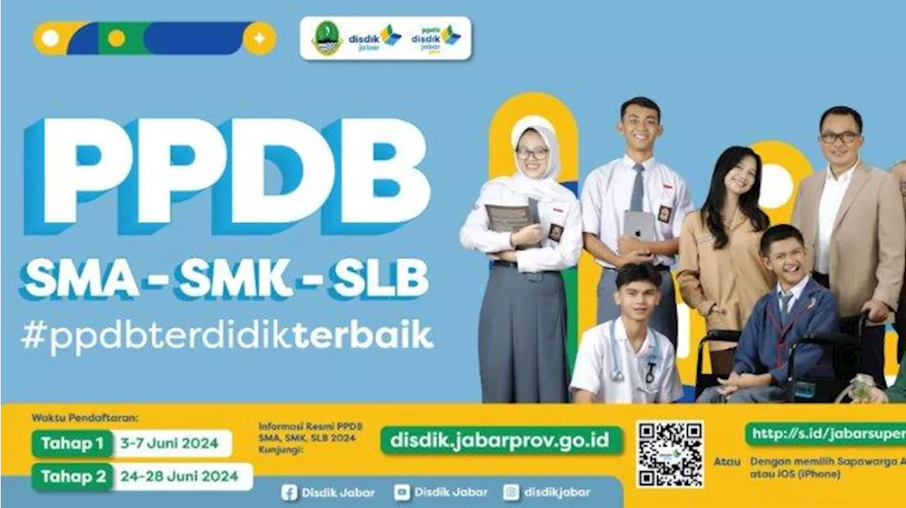 Ketentuan Pendaftaran PPDB Jabar 2024 Jenjang SMA, SMK dan SLB, Bisa Lewat Aplikasi Sapawarga