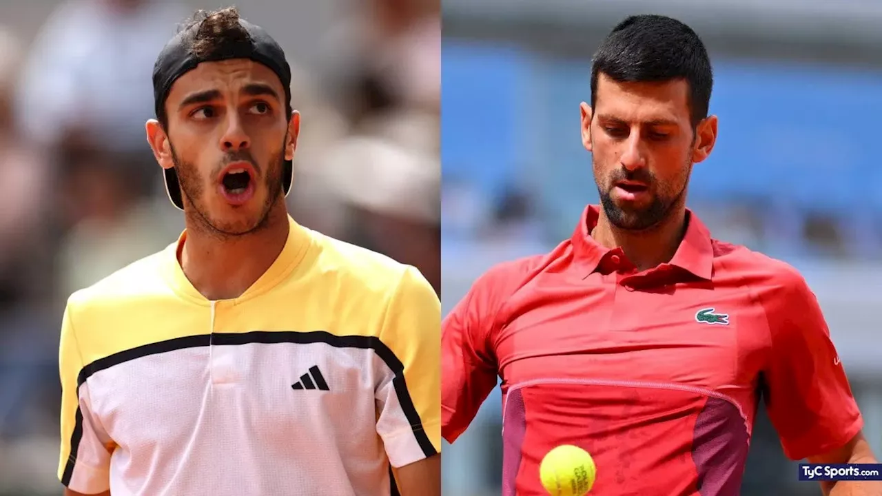 Francisco Cerúndolo vs. Novak Djokovic, por Roland Garros: seguilo en vivo