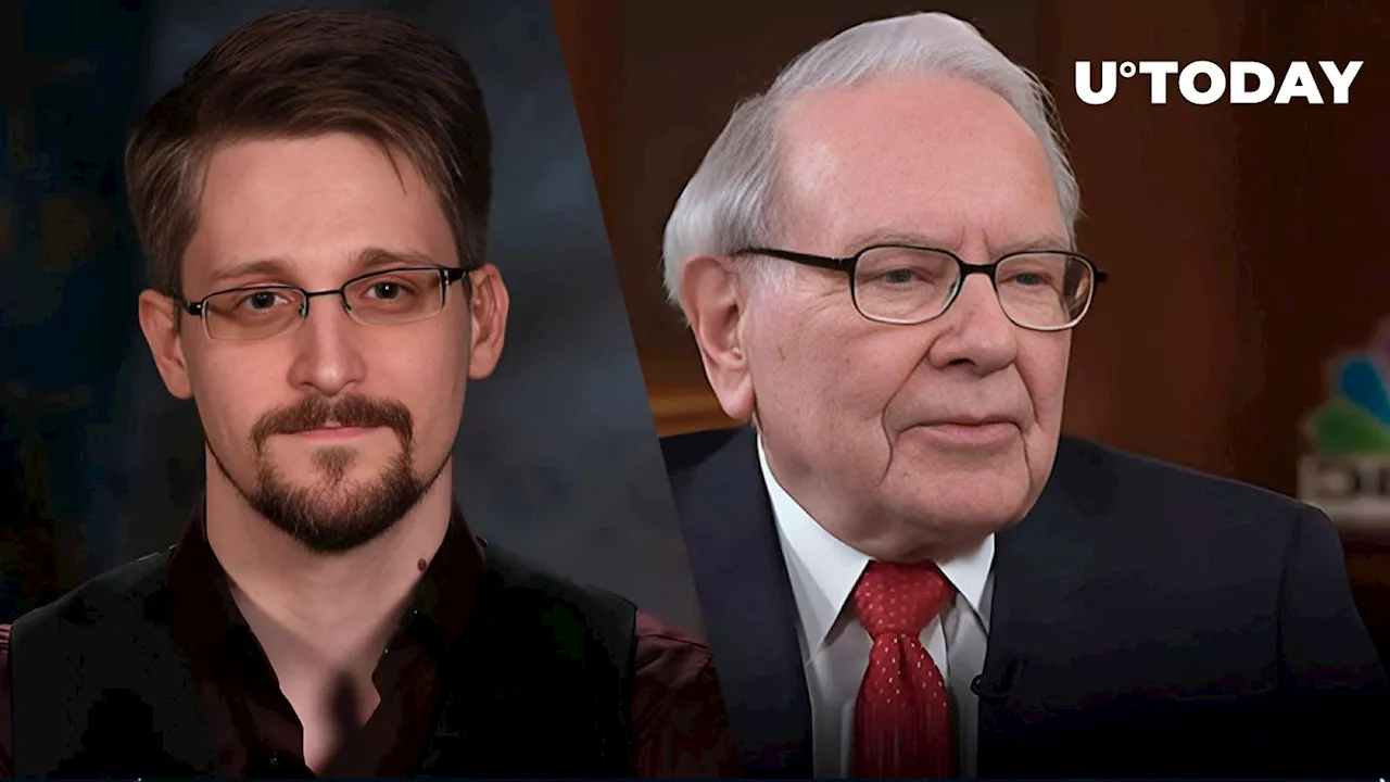 Edward Snowden Delivers Iconic Bitcoin Line as Berkshire Hathaway Falls 99.97%