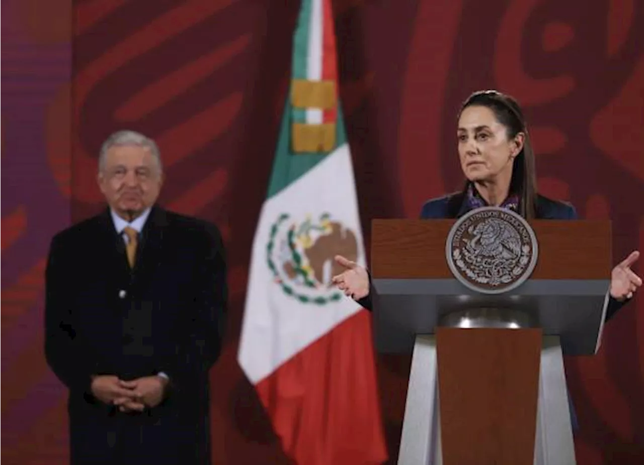 AMLO felicita a Claudia Sheinbaum por virtual triunfo a la Presidencia