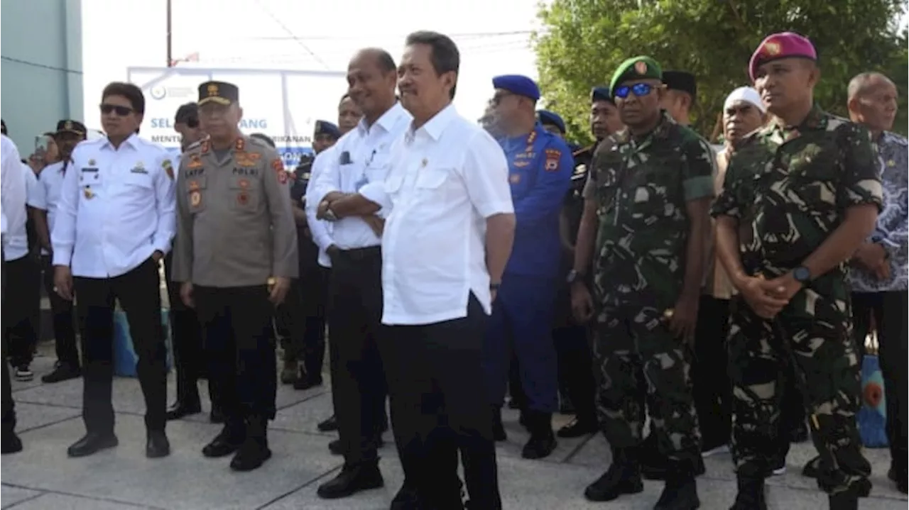 Menteri KKP Luncurkan Program PIT di Tual, Danrem Binaiya: Siap Dukung Demi Kesejahteraan Nelayan