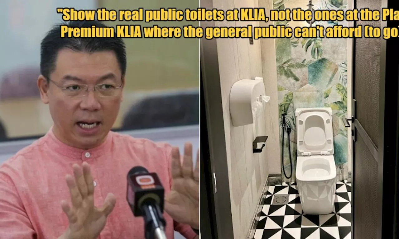 Nga Kor Ming Called Out for Praising & Claiming Clean KLIA Premium Plaza Toilet as 'Public' Toilet