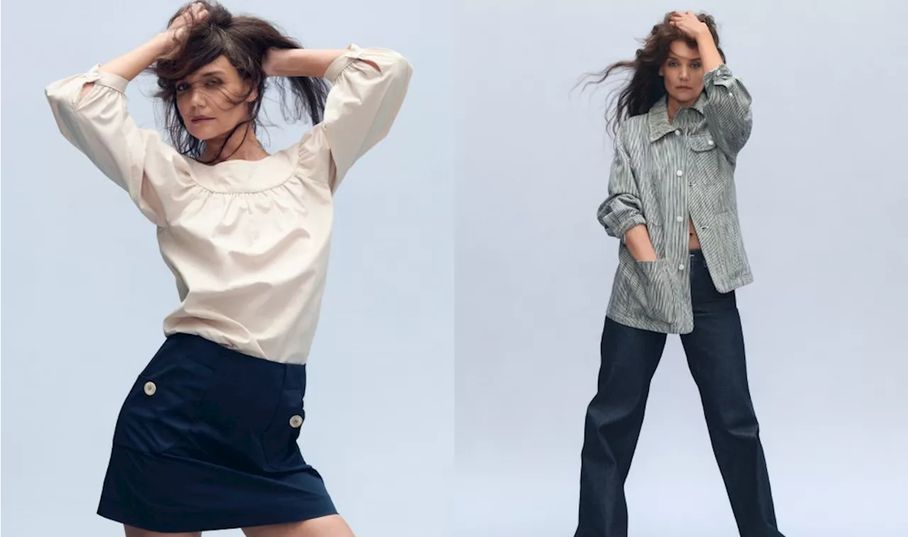 Katie Holmes x A.P.C. Collaborate on Collection That Merges French Elegance With New York Sensibility