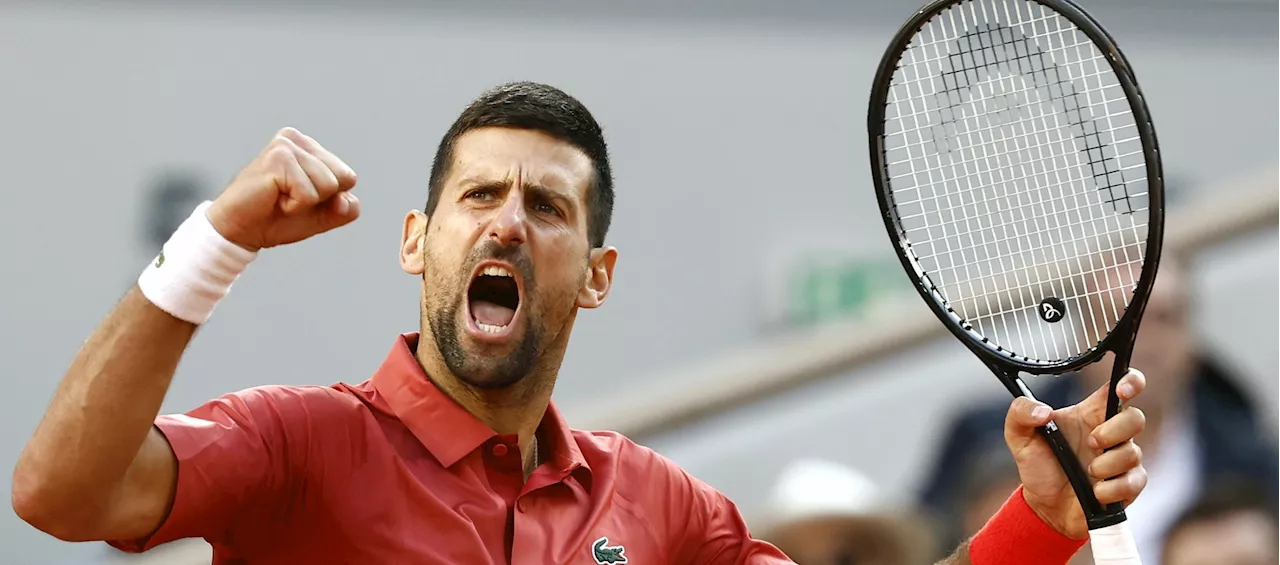 Djokovic sobrevivió ante Cerúndolo y superó récord de victorias de Federer