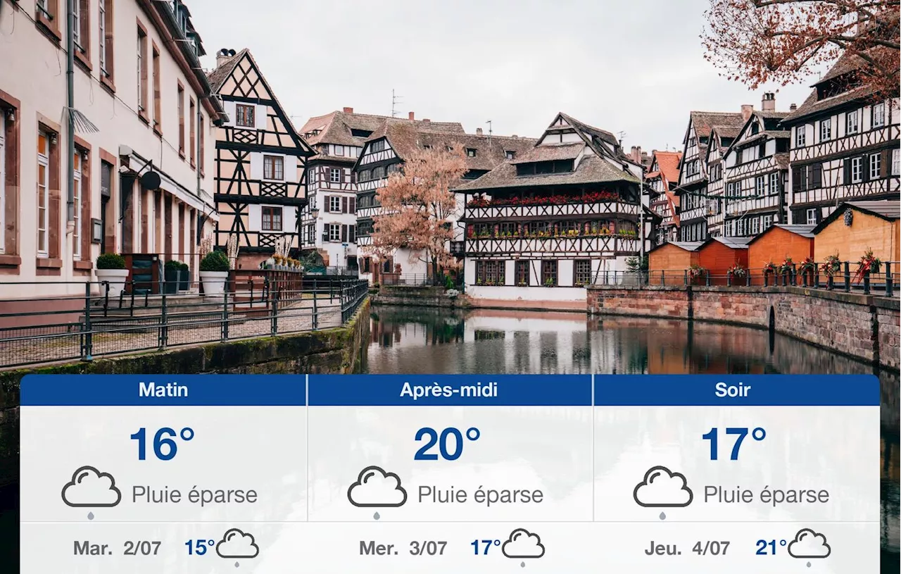 Météo Strasbourg: prévisions du lundi 1 juillet 2024