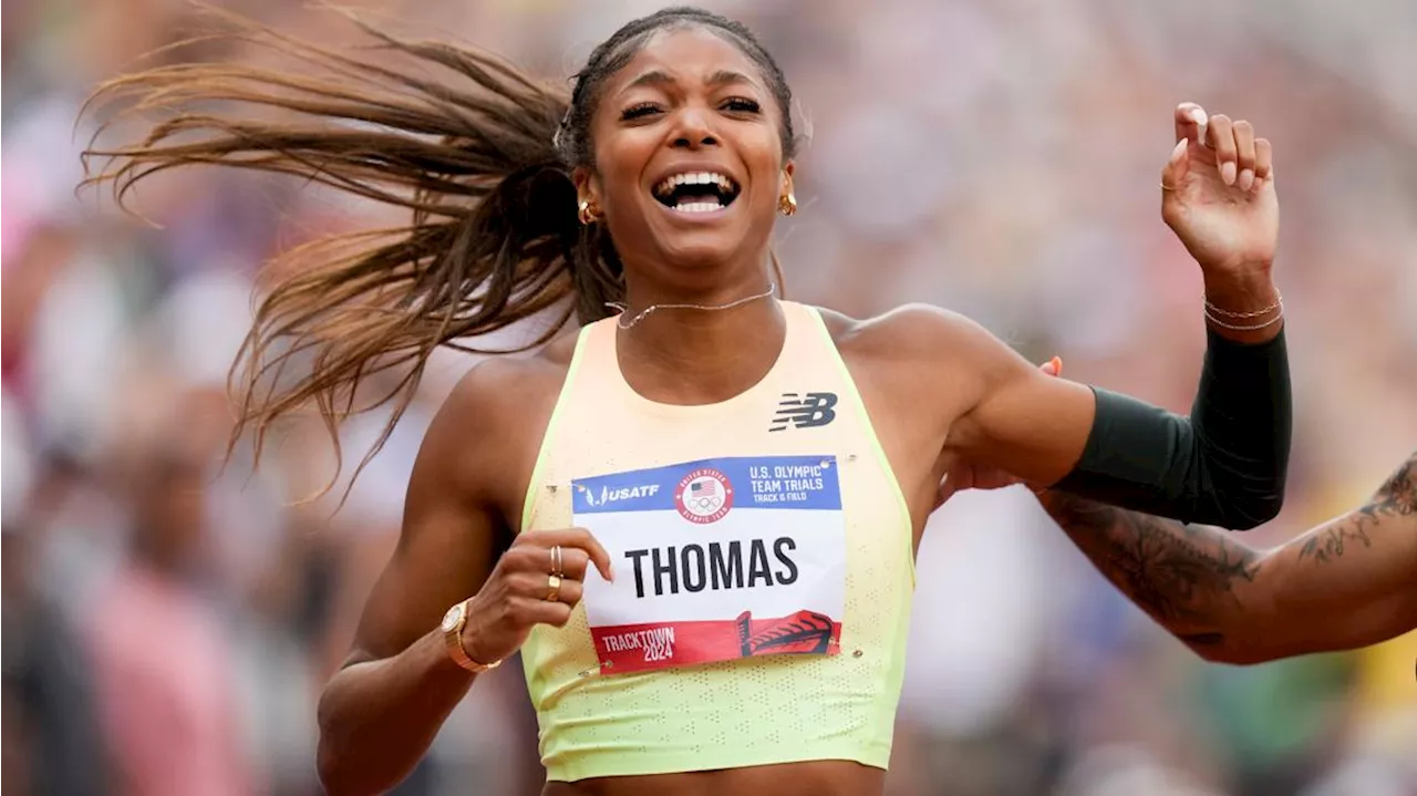 Olympic Track and Field trials: Gabby Thomas, Noah Lyles win 200m in Eugene