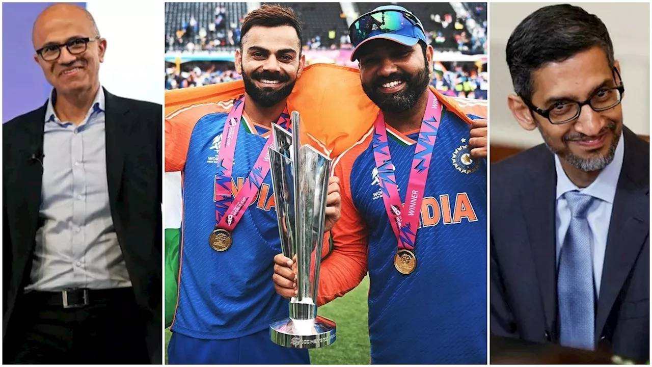 T20 World Cup भारत ने जीता, सुंदर पिचाई और सत्य नडेला ने कही ये बात