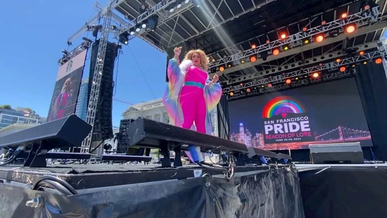 'Beacon of Love': San Francisco Pride weekend warms up with Civic Center festival