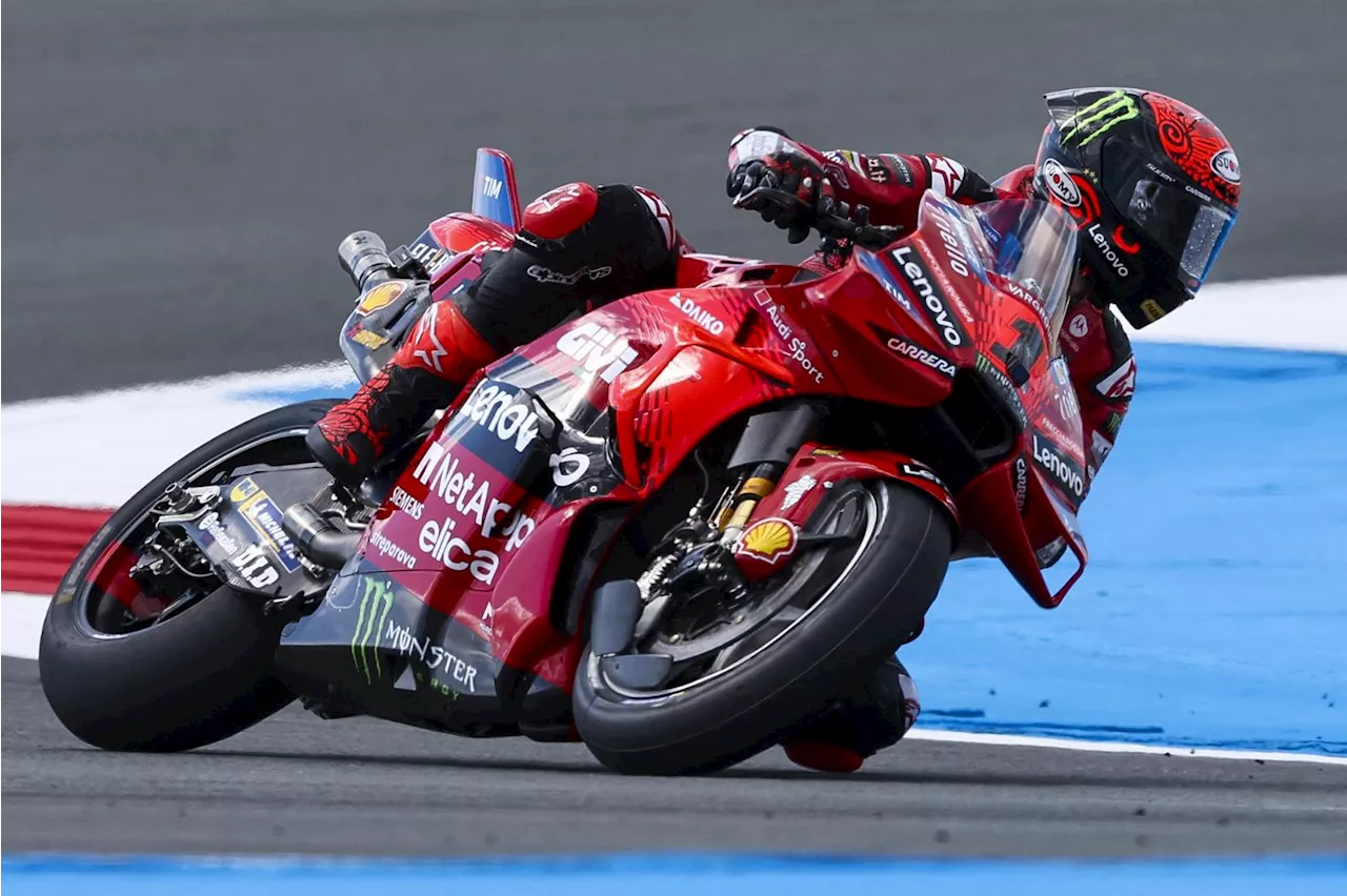 MotoGp Olanda, super Bagnaia trionfa a Assen con Ducati