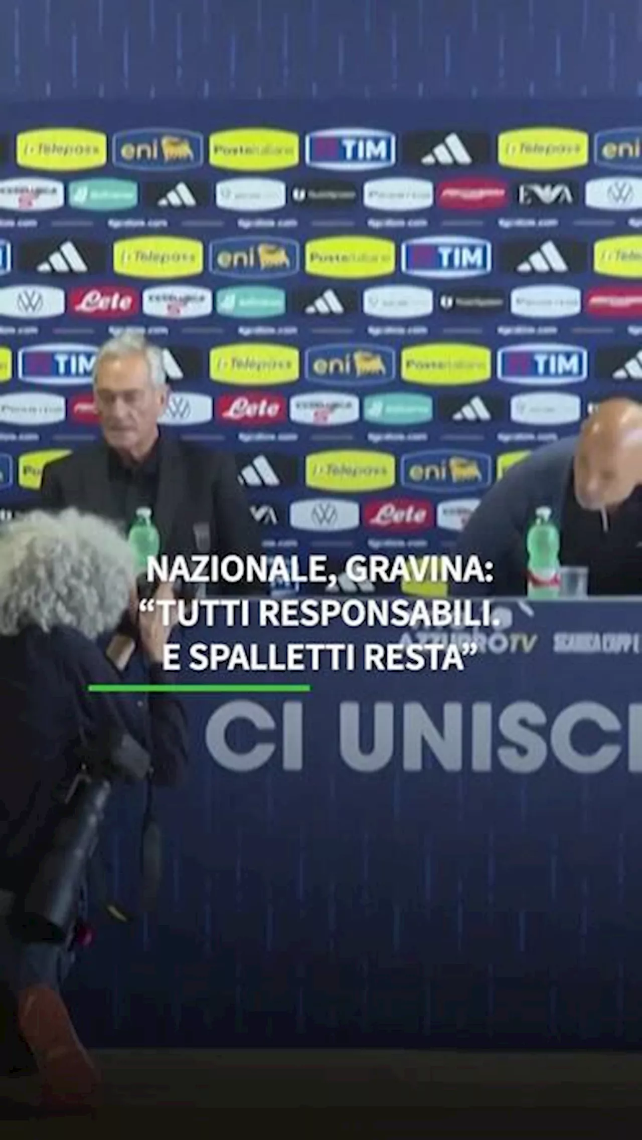 Nazionale, Gravina: 'Tutti responsabili. E Spalletti resta'