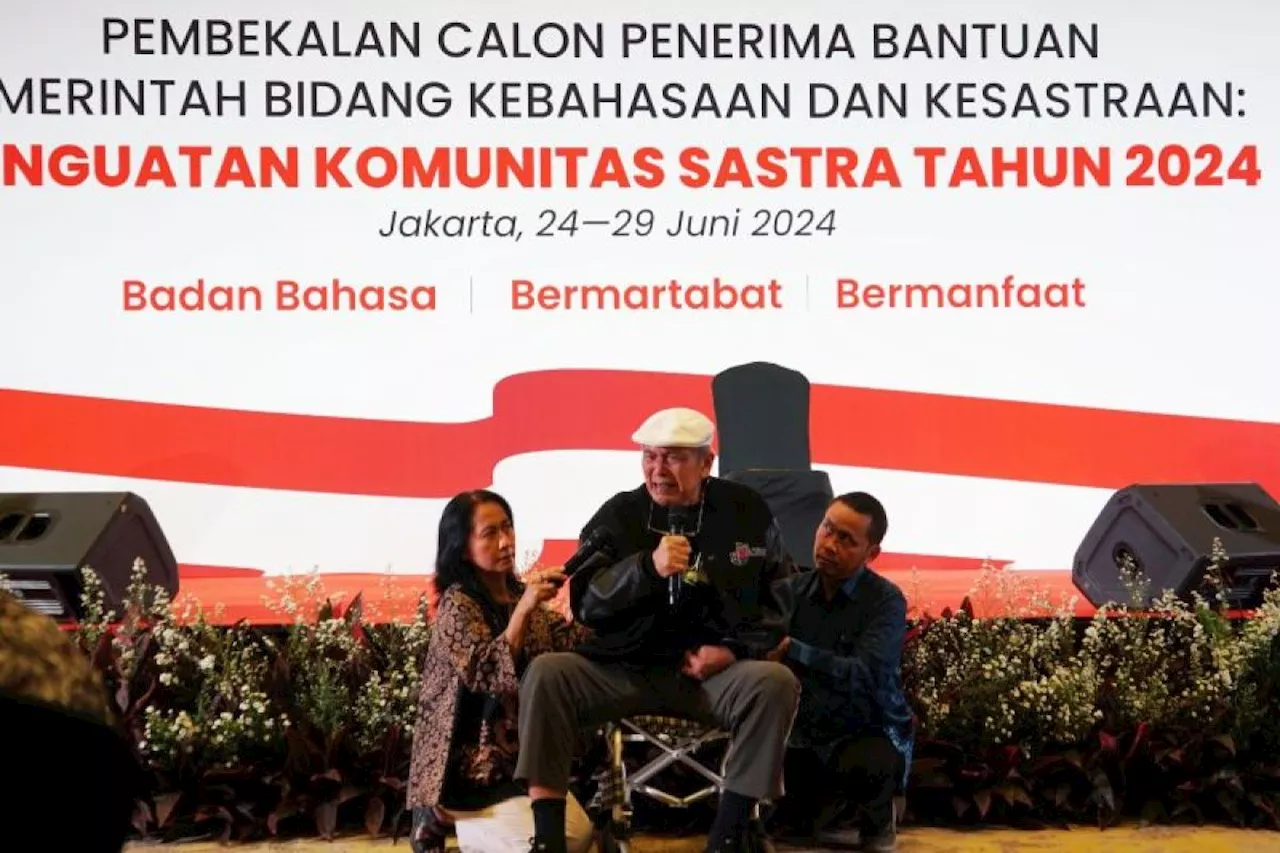 Pemerintah lanjutkan bantuan kebahasaan bagi komunitas sastra