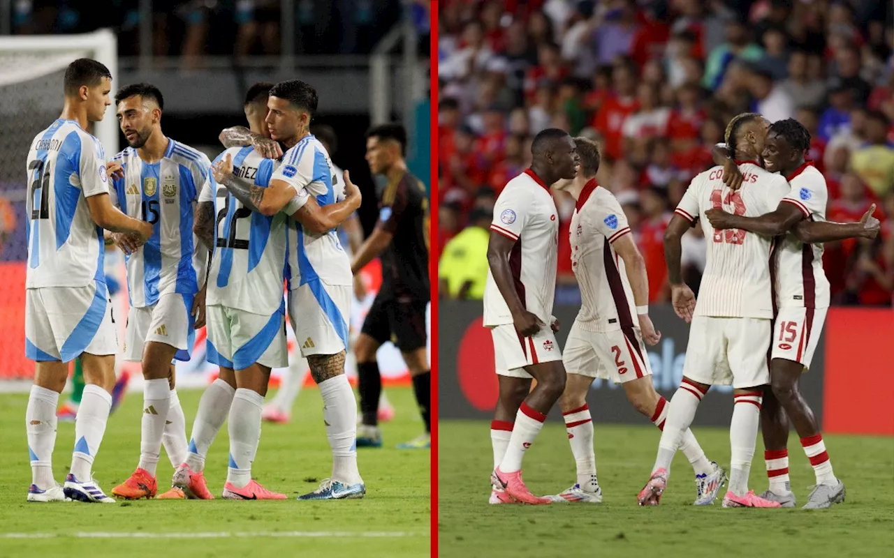 Copa América 2024: Argentina y Canadá, los primeros clasificados a cuartos de final