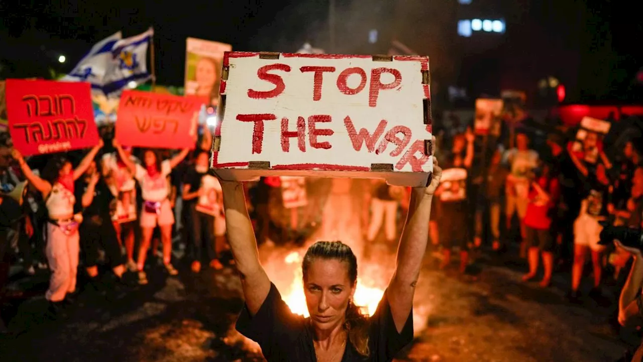 Massenprotesten in Israel gegen die Regierung