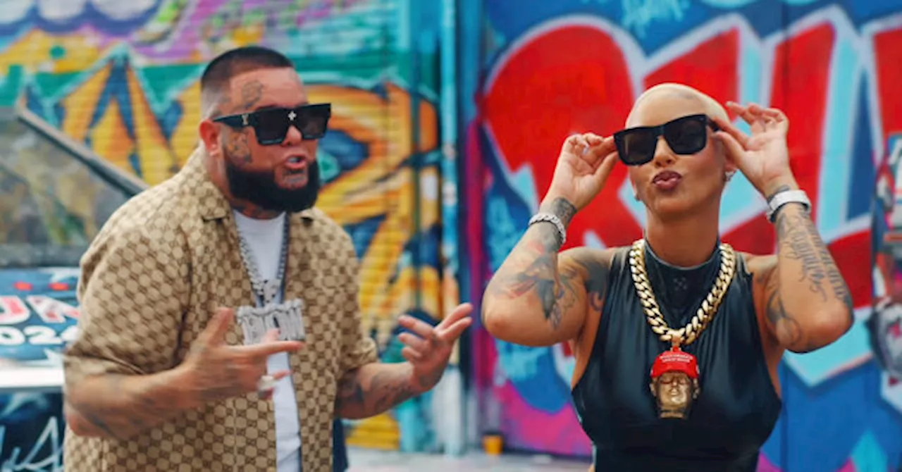 ‘Trump Trump Baby’: Amber Rose, Forgiato Blow Release MAGA Rap Video Inspired by Vanilla Ice