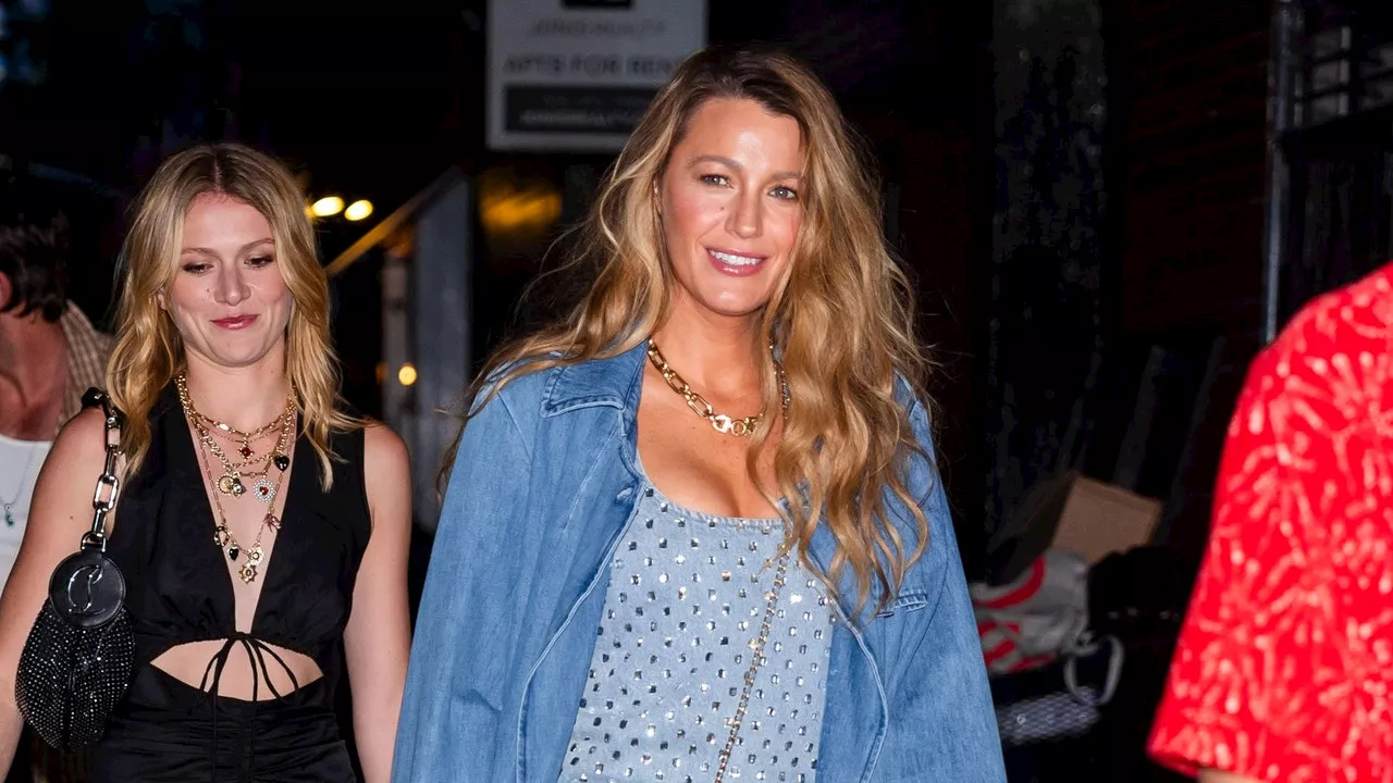 Leave It To Blake Lively To Make Double Denim Glamorous