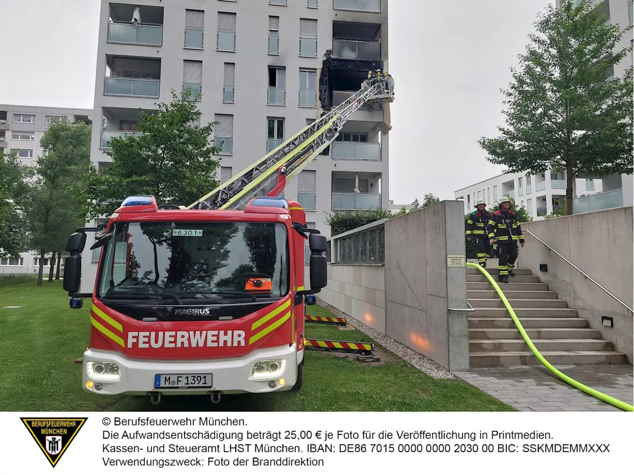 Hoher Sachschaden nach Brand (Allach-Untermenzing)